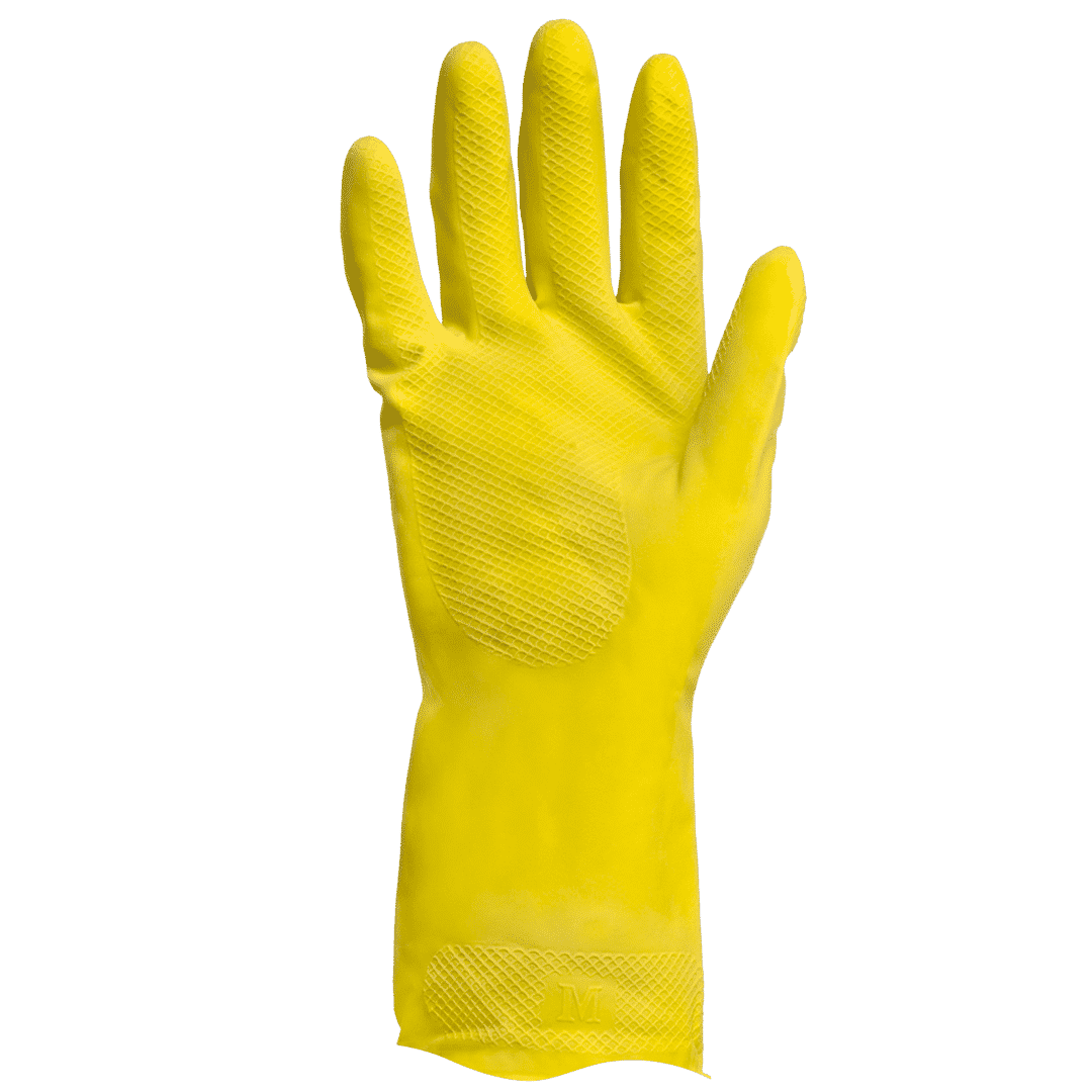 Thrifty Yellows - Flock Lined Rubber Glove - Pro-Val